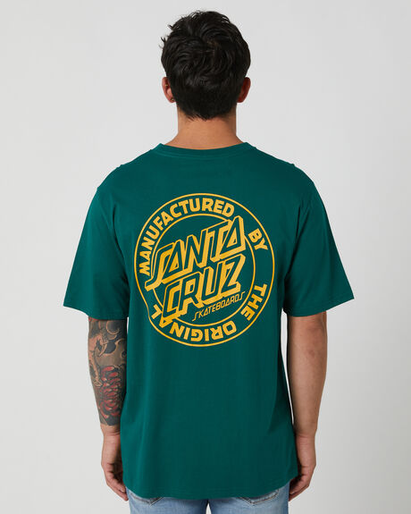 DARK GREEN MENS CLOTHING SANTA CRUZ T-SHIRTS + SINGLETS - SM323-SS16DAR