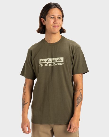 GRAPE LEAF MENS CLOTHING QUIKSILVER T-SHIRTS + SINGLETS - UQYZT05512-CRE0