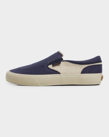 HEMP NAVY MENS FOOTWEAR KUSTOM SNEAKERS - UKYS100009-BYN0