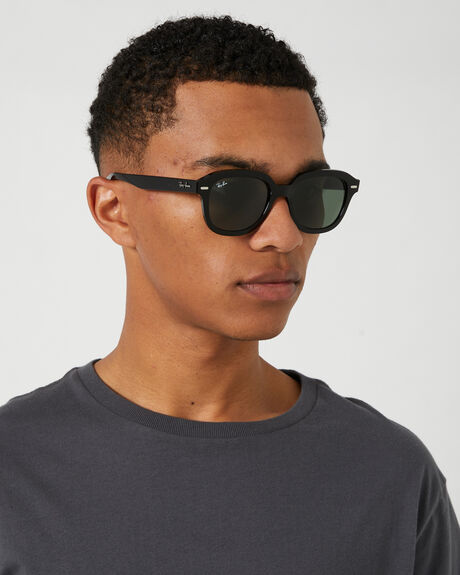BLACK MENS ACCESSORIES RAY-BAN SUNGLASSES - 0RB4398-90131