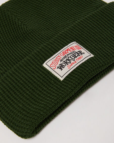 FERN GREEN MENS ACCESSORIES STUSSY HEADWEAR - ST735030FRNGRN