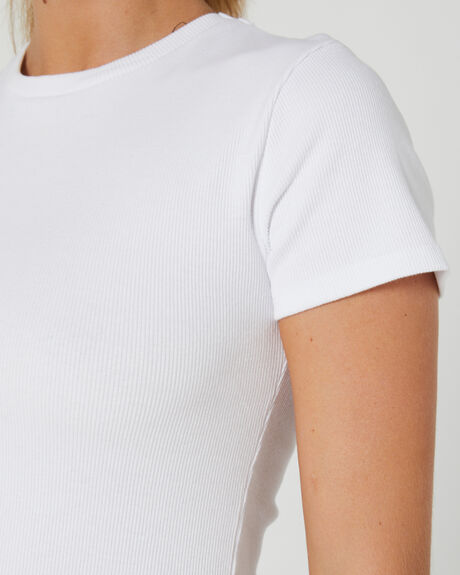 WHITE WOMENS CLOTHING SILENT THEORY TEES - 60X5116WHI