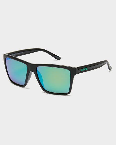 MATT BLACK MENS ACCESSORIES LIIVE VISION SUNGLASSES - LX100A-MBLK