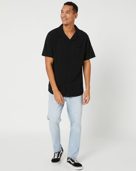 BLACK MENS CLOTHING NO NEWS SHIRTS - N5231162BLK