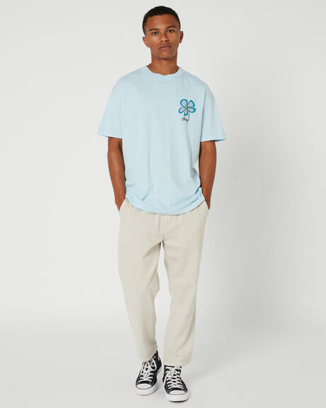 PIGMENT LIGHT BLUE MENS CLOTHING STUSSY GRAPHIC TEES - ST035010BLUE