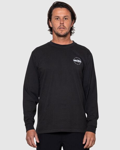 BLACK MENS CLOTHING JS INDUSTRIES GRAPHIC TEES - JSCLT1