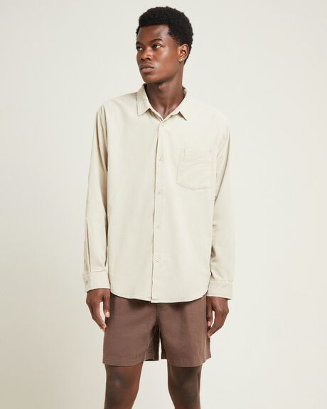 NATURAL MENS CLOTHING ARVUST SHIRTS - ARMW24228-NAT-S