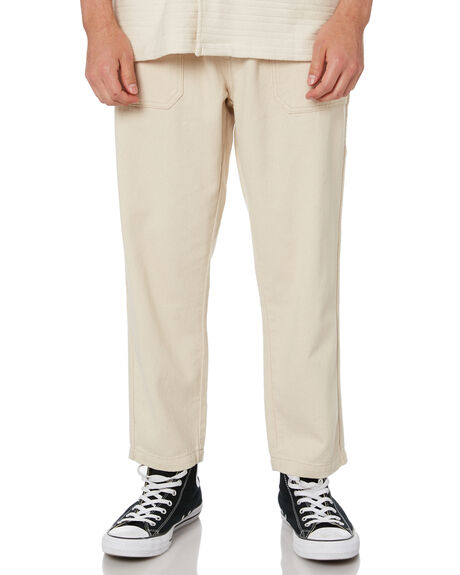 Thrills Dril Chopped Mens Elastic Surf Pant - Unbleached | SurfStitch