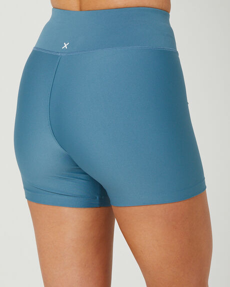 BLUE WOMENS ACTIVEWEAR FIRST BASE SHORTS - FB181577S-0