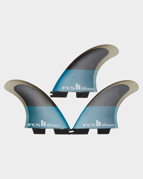 TEAL BLACK SURF ACCESSORIES FCS FINS - FPER-PC04-TS-RTEABK