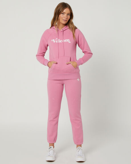 PINK WOMENS CLOTHING VOLCOM HOODIES - B3111886PNK