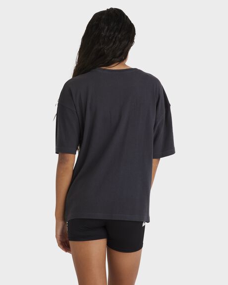 OFF BLACK KIDS YOUTH GIRLS BILLABONG T-SHIRTS + SINGLETS - UBGZT00141-OFB