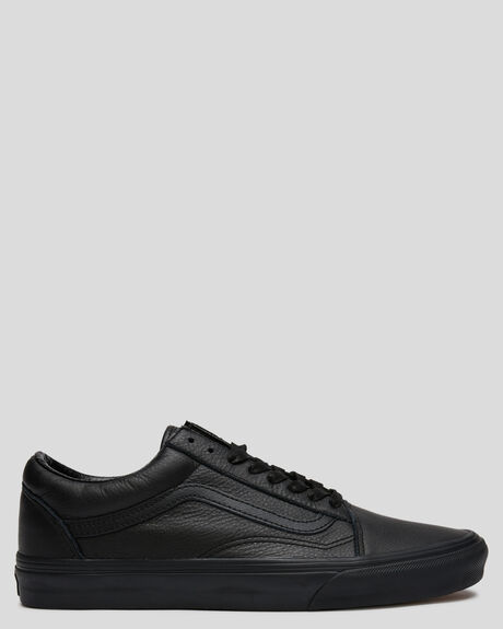 Vans Old Skool Leather Black Black SurfStitch