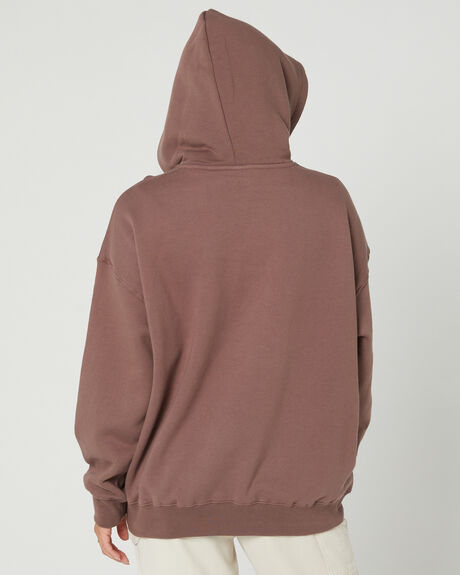 CHOCOLATE WOMENS CLOTHING STUSSY HOODIES - ST135302CHOC