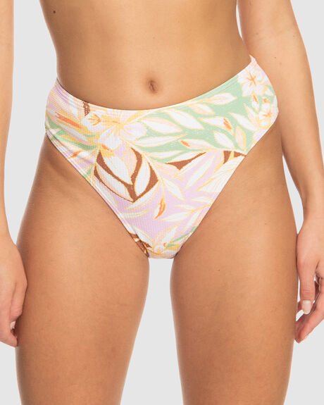 QUIET GREEN WOMENS SWIMWEAR ROXY BIKINI BOTTOMS - ERJX404762-GFK5