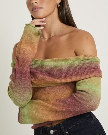 OMBRE WOMENS CLOTHING ALICE IN THE EVE KNITS + CARDIGANS - ALWW25214-ASST-XXS