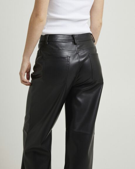 BLACK WOMENS CLOTHING ALICE IN THE EVE PANTS - ALWW24230-BLK-XXS