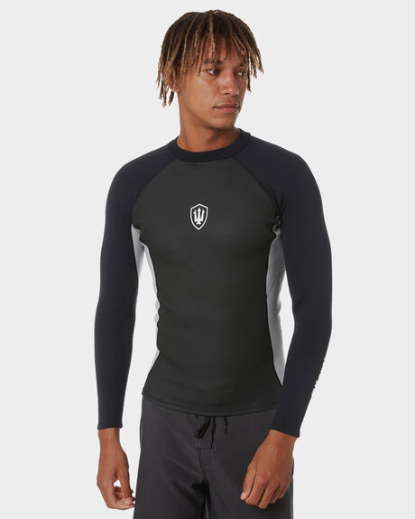 BLACK GREY SURF MENS FK SURF VESTS - 2103GBLKGR
