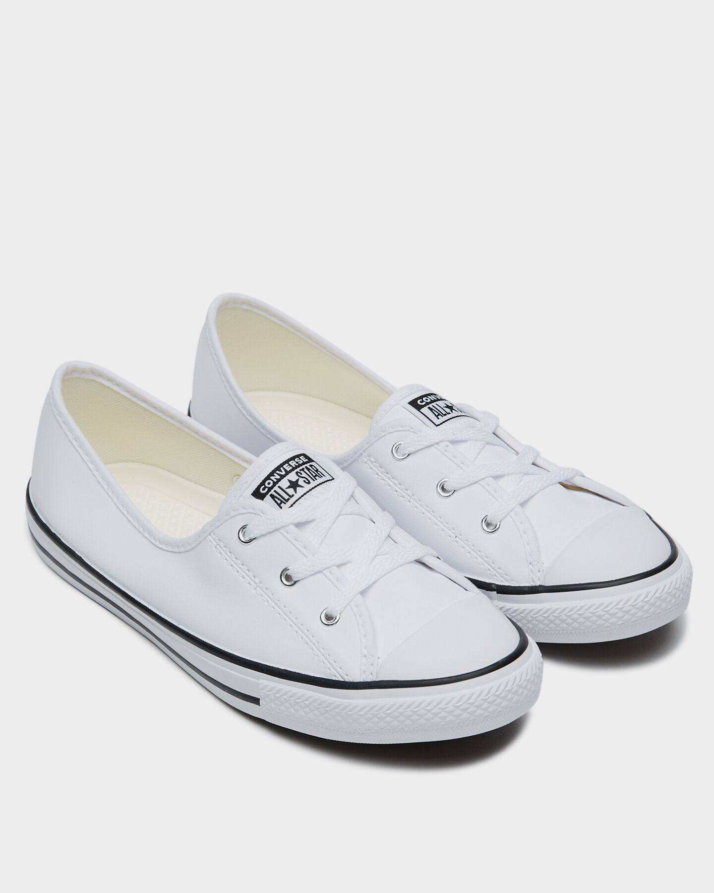 womens all white leather converse