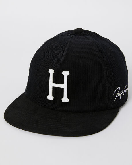 BLACK MENS ACCESSORIES HUF HEADWEAR - HT00682BLK