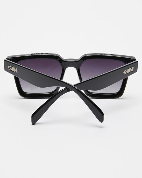 BLACK SMOKE MENS ACCESSORIES SIN EYEWEAR SUNGLASSES - 12140-01BLKSMK