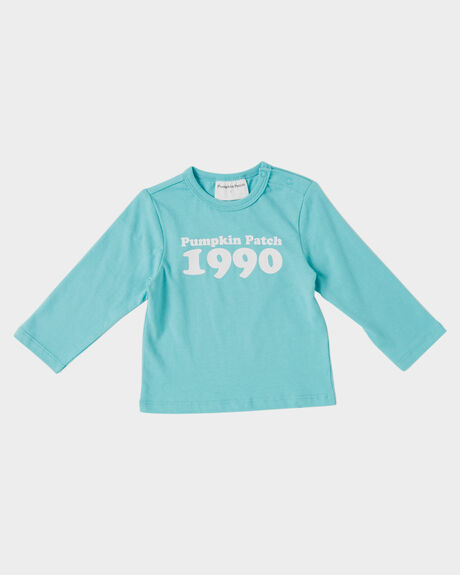 TEAL KIDS BABY PUMPKIN PATCH CLOTHING - 20B7001TTEAL
