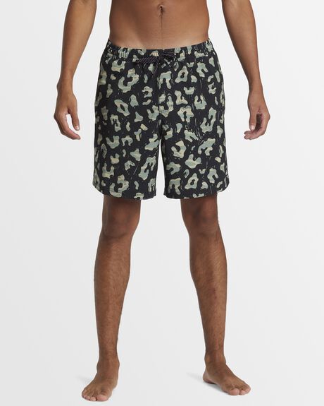 BLACK MENS CLOTHING QUIKSILVER BOARDSHORTS - AQYJV03143-KVJ8