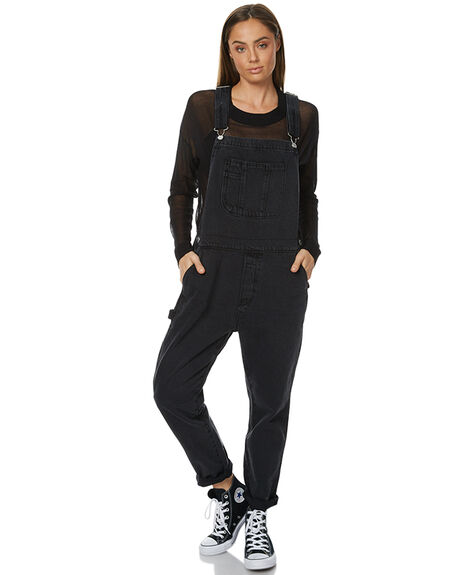 AGED BLACK WOMENS CLOTHING ASSEMBLY PLAYSUITS + OVERALLS - AW-W217110ABLK