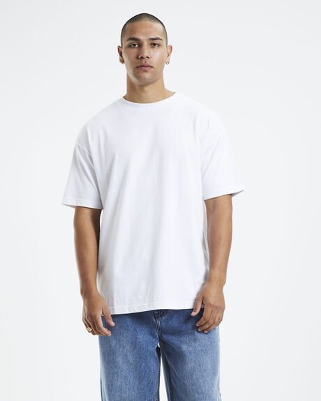 WHITE MENS CLOTHING GENERAL PANTS CO. BASICS T-SHIRTS + SINGLETS - 37402400023