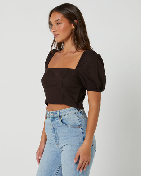 MUSHROOM WOMENS CLOTHING THE HIDDEN WAY TOPS - HWWW23421MUSHR