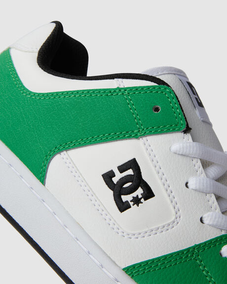 GREEN WHITE YELLOW MENS FOOTWEAR DC SHOES SNEAKERS - ADYS100765-XGWY