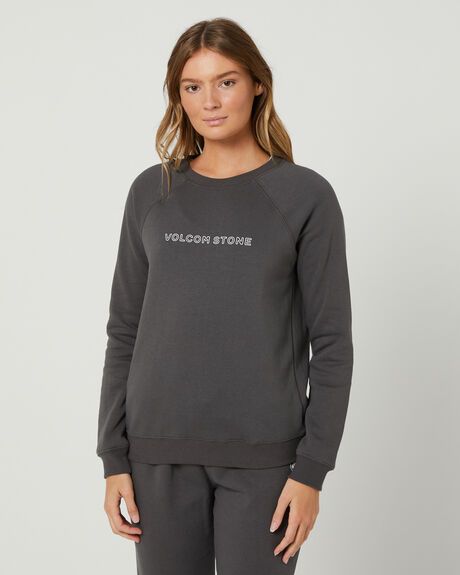 ASPHALT BLACK WOMENS CLOTHING VOLCOM JUMPERS - B4612075ASB