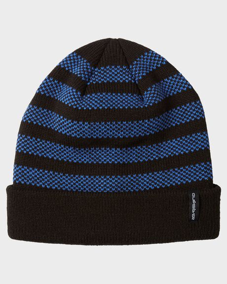 BLACK MENS ACCESSORIES QUIKSILVER HEADWEAR - AQYHA05449-KVJ0