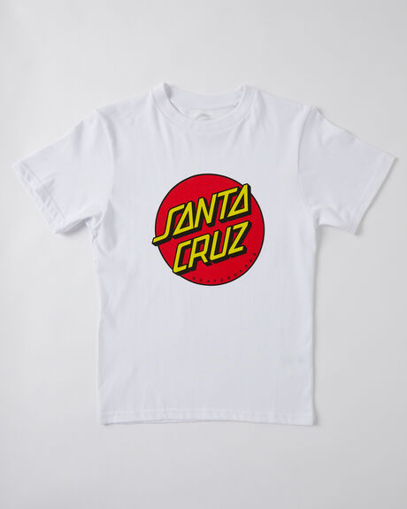 WHITE KIDS BOYS SANTA CRUZ TOPS - SB1220101WHT
