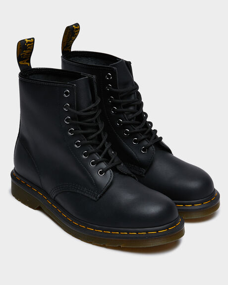 BLACK NAPPA MENS FOOTWEAR DR. MARTENS BOOTS - 11822002