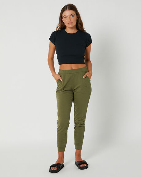 KHAKI WOMENS CLOTHING BETTY BASICS PANTS - BB723KHK