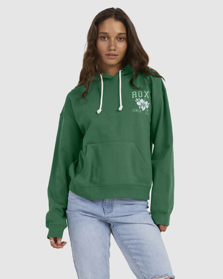 VERDENT GREEN WOMENS CLOTHING ROXY HOODIES - URJFT03190-GSJ0