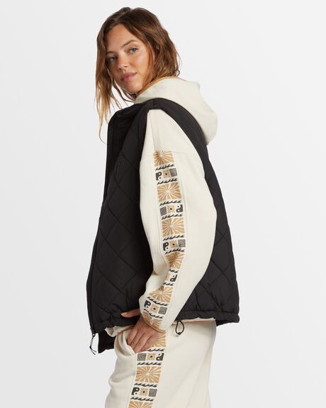 BLACK WOMENS CLOTHING BILLABONG COATS + JACKETS - ABJJK00191-BLK