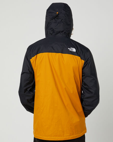 YELLOW TNF BLACK MENS CLOTHING THE NORTH FACE JACKETS - NF0A2VD3AUV