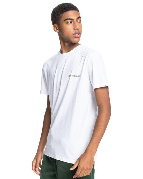 Quiksilver Mens Secret Set T-Shirt - White | SurfStitch