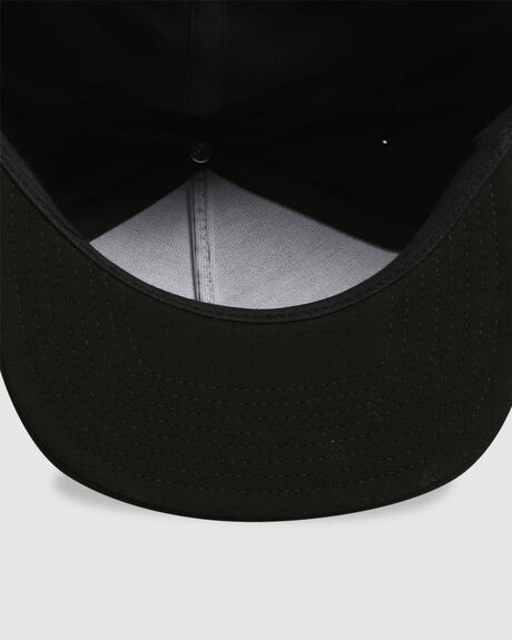 BLACK MENS ACCESSORIES RVCA HEADWEAR - UVYHA00132-BLK