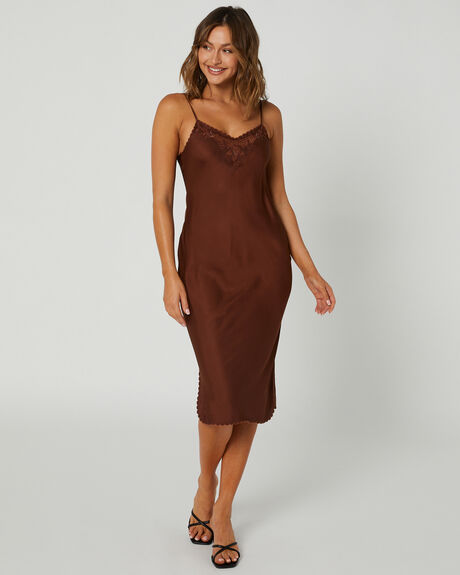 CHOCOLATE WOMENS CLOTHING TIGERLILY DRESSES - T612402CHOC