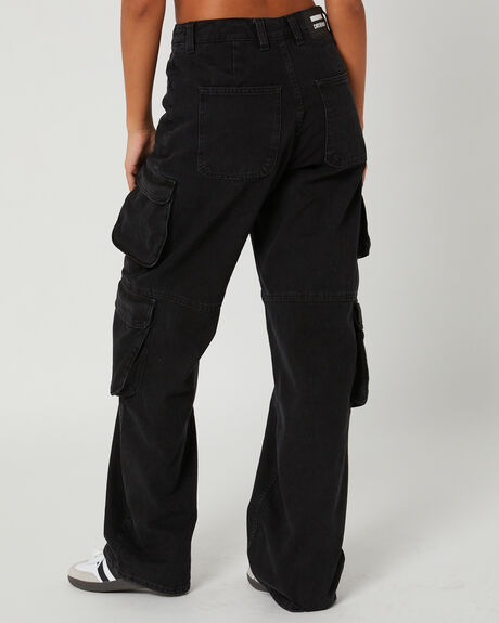 BLACK USED WOMENS CLOTHING DR DENIM PANTS - 2310106114