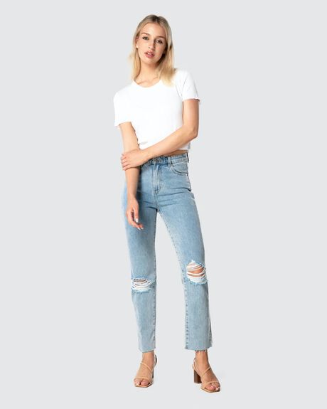 WHITE WOMENS CLOTHING ONEBYONE TEES - OBO-1075-XS