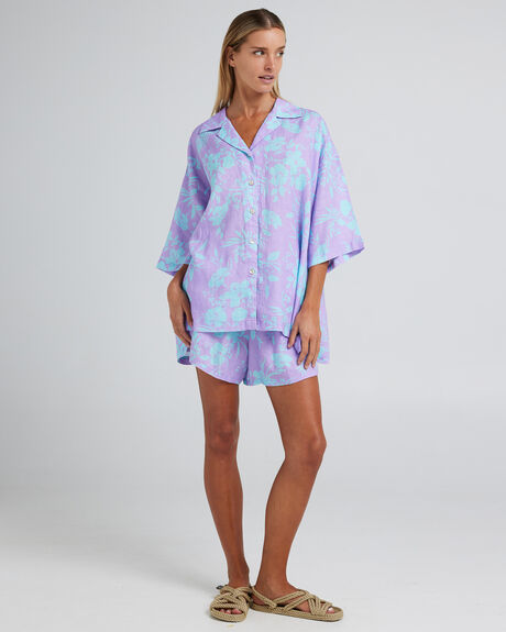 ORCHID WOMENS CLOTHING POOLSIDE PARADISO SHIRTS - PTO-24104-ORC