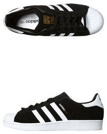 Adidas Originals Superstar Suede Shoe White Black |