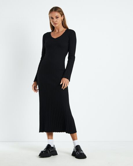 BLACK WOMENS CLOTHING SUBTITLED DRESSES - 52471300026