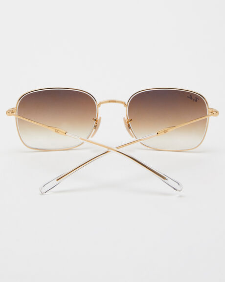GOLD MENS ACCESSORIES RAY-BAN SUNGLASSES - 0RB3706-00151
