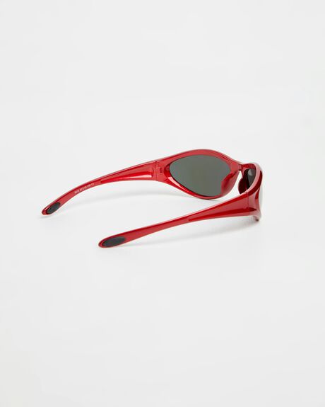 RED MENS ACCESSORIES INSIGHT SUNGLASSES - ACS2485125-RED-ONE