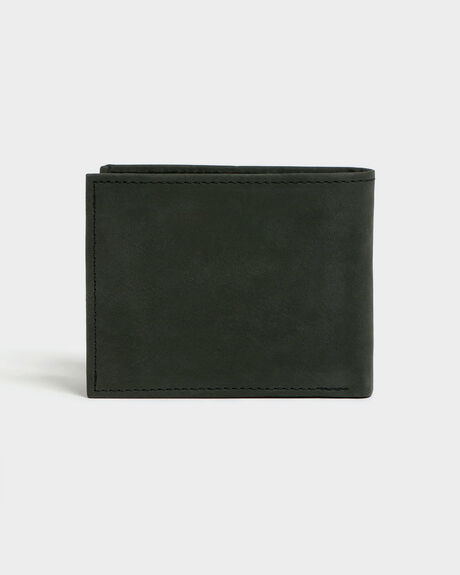 BLACK MENS ACCESSORIES STITCH AND HIDE WALLETS - MW_CASPER_BLACK